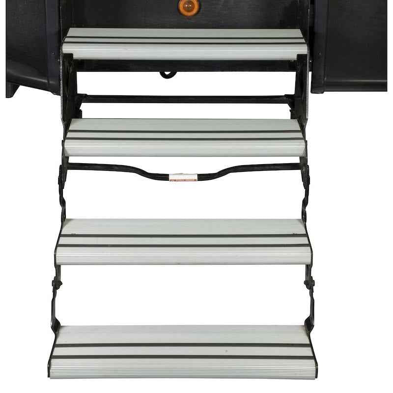Lippert Components 432698 Alumi-Tread 4-Step Manual RV Entry Step , 24" Wide, Black – image 5