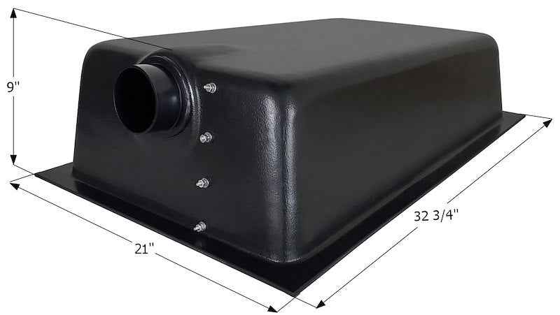 Icon 01605 17 Gallon Waste Holding Tank, 32-3/4" L x 21" W x 9" H – image 1