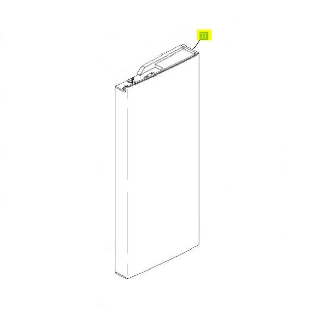 GE Appliances WR78X38527 GE Lower Refrigerator Door, Fits GWE19JYLFS – image 1