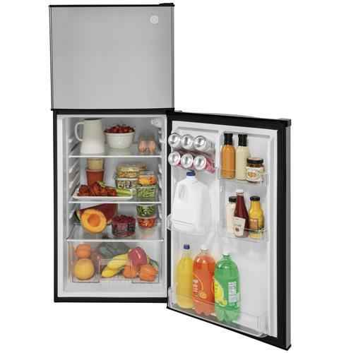GE Appliances GPV10FSNSB-R GE 9.8 Cu. Ft. 12V DC Refrigerator, Stainless Steel – image 3