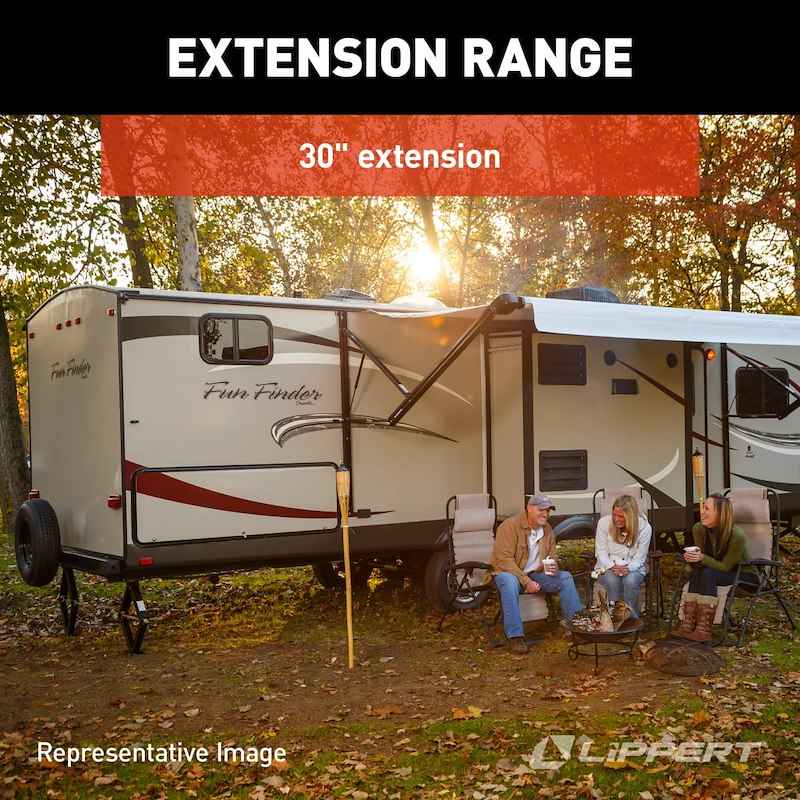 Lippert Components 285332 Scissor Jack, 6000 lb Manual RV Leveling Jack 30 Inch Lift – image 3
