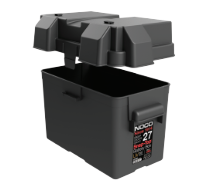 Noco HM327BK Group 27 Snap-Top Battery Box With Strap Vented, NOCO – image 3