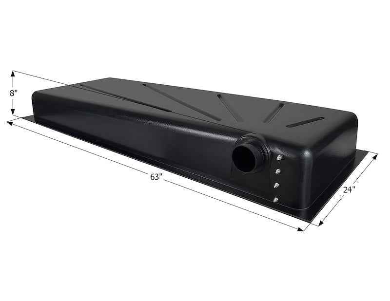 Icon 14310 Waste Holding Tank 35 Gallon 63 x 24 x 8 Inch RV Black & Gray – image 1