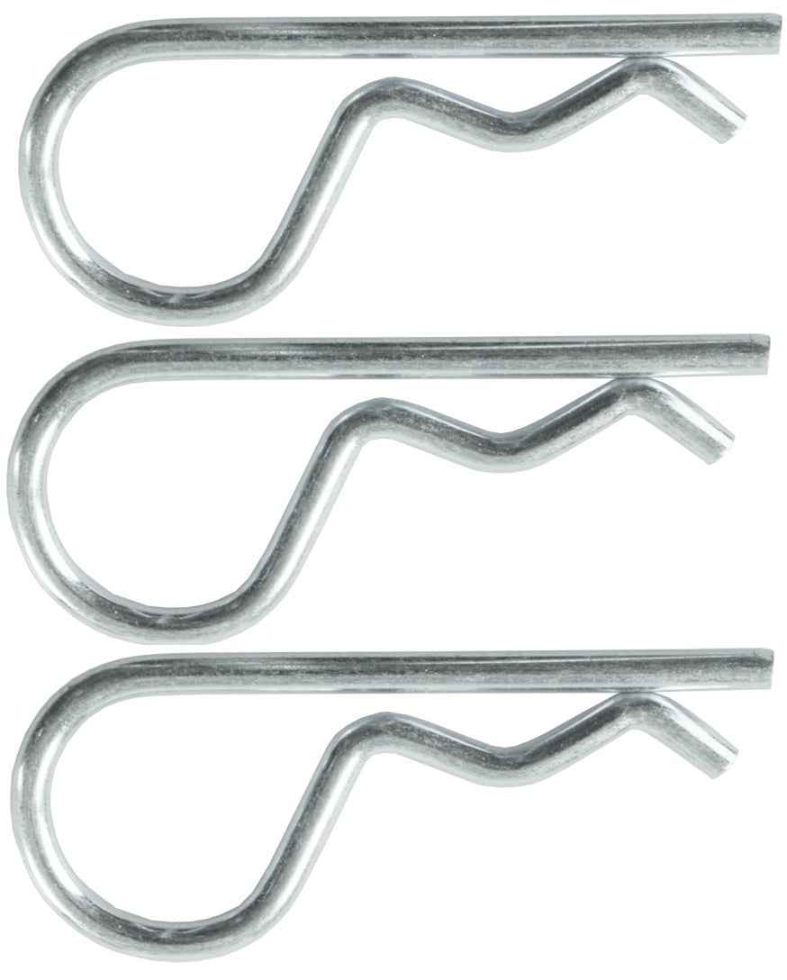 JR Products 0301375 2-1/2-Inch Chrome Hitch Retainer Clips