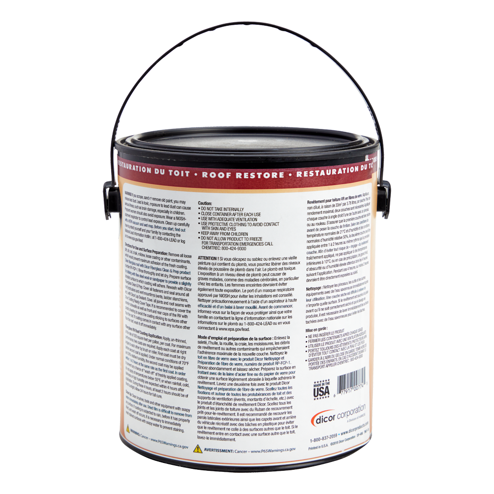 Dicor Corp. Rp-Frct-1 Roof Coating - image 2