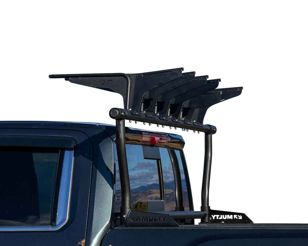 Multy Rack MR2366 Black Aluminum Two-Bike Bed Carrier