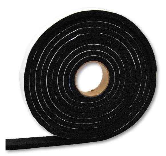 AP Products Black Window and Door Cap Tape, 10 ft – 0185163410