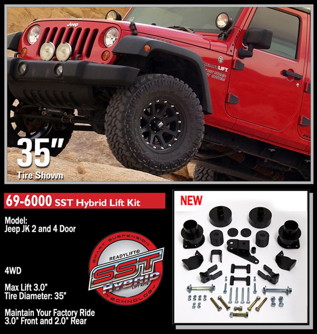ReadyLIFT 69-6000 Wrangler JK SST Suspension System