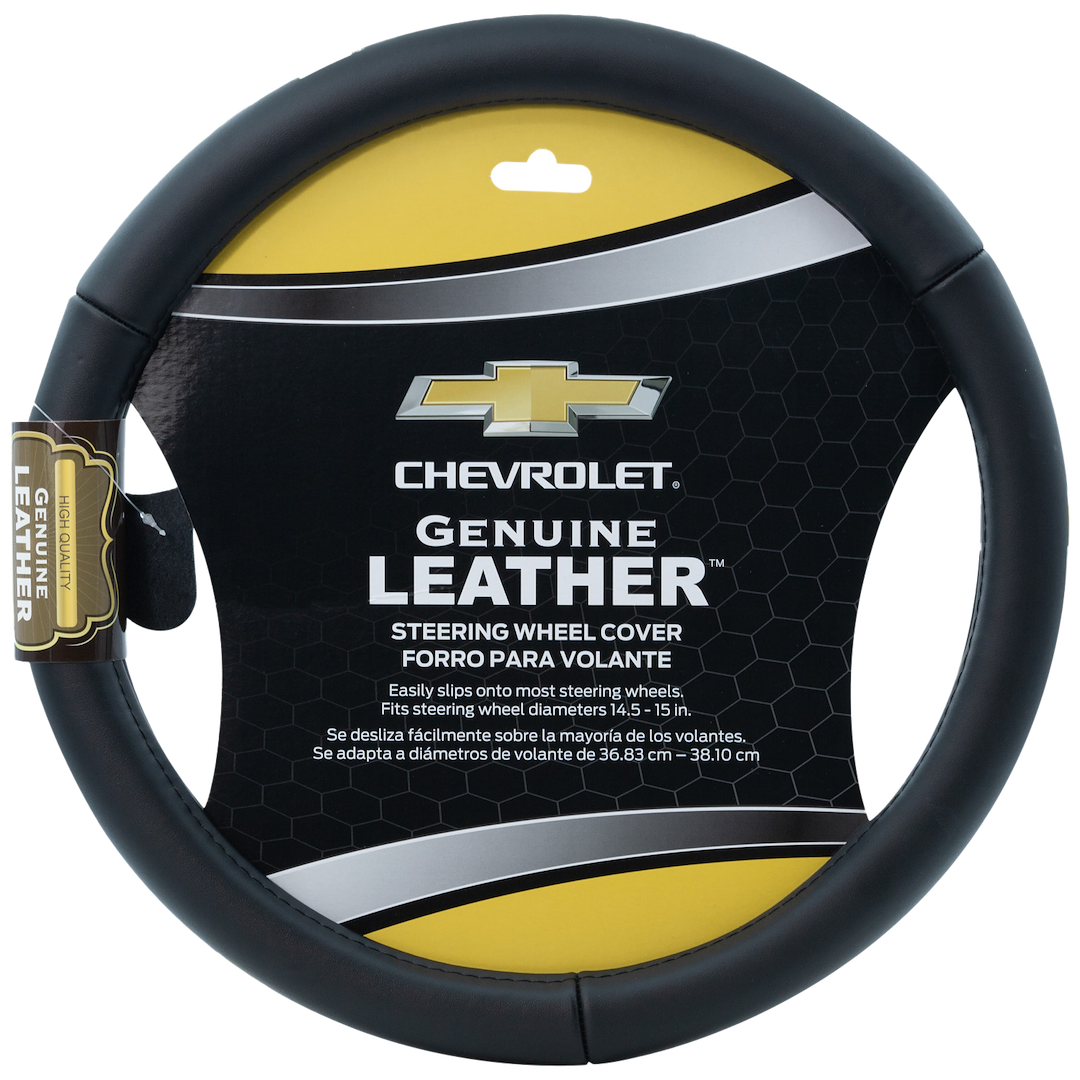 Plasticolor 006742R03 Chevrolet Genuine-Leather Steering Cover