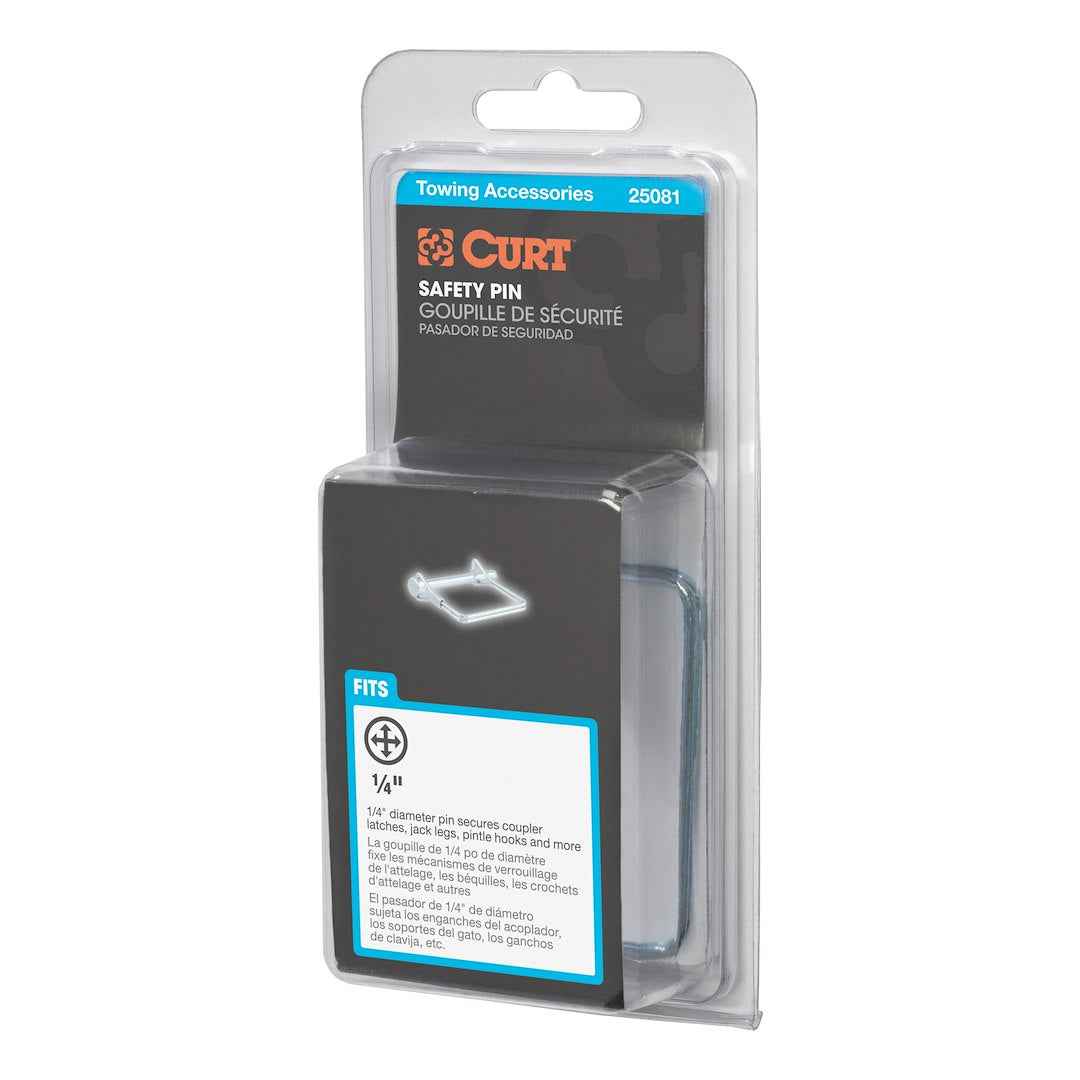 CURT 25081 2-3/4-Inch Coupler Pin with Square Retainer