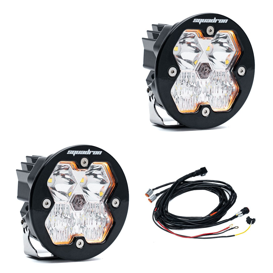 Baja Designs 5878032 Squadron-R 2.0 Sport Round Light Pair