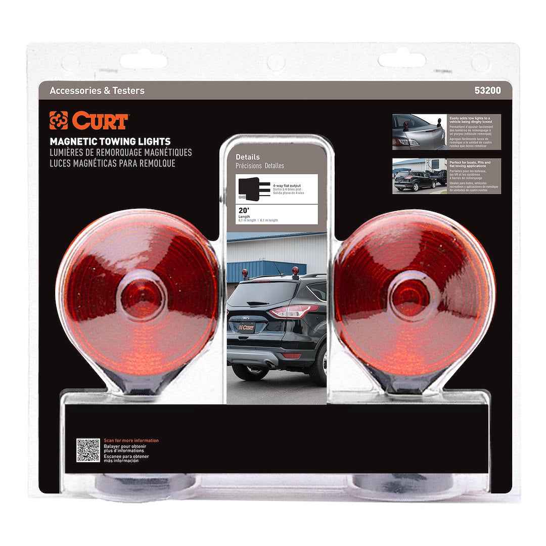 CURT Splice-In Tow Light Kit - Clear Bulbs – 53200