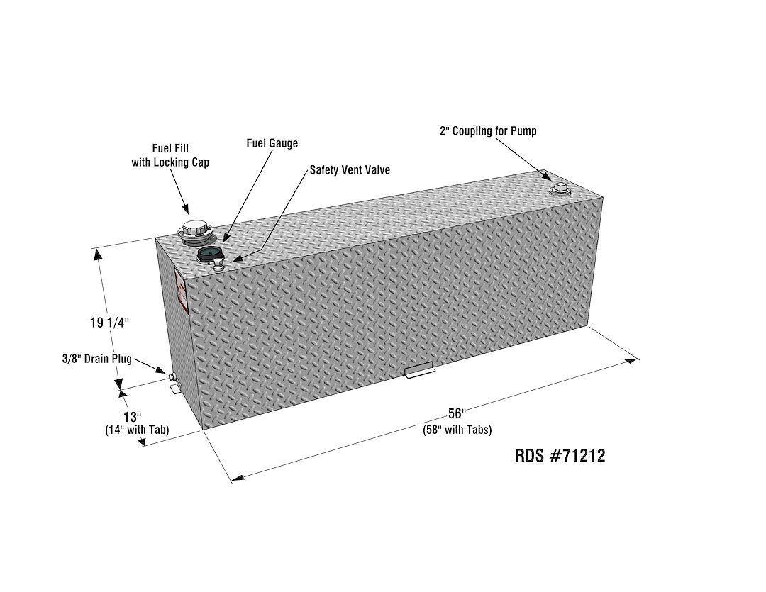Rds Tanks 71212pc Liquid Transfer Tank - image 2