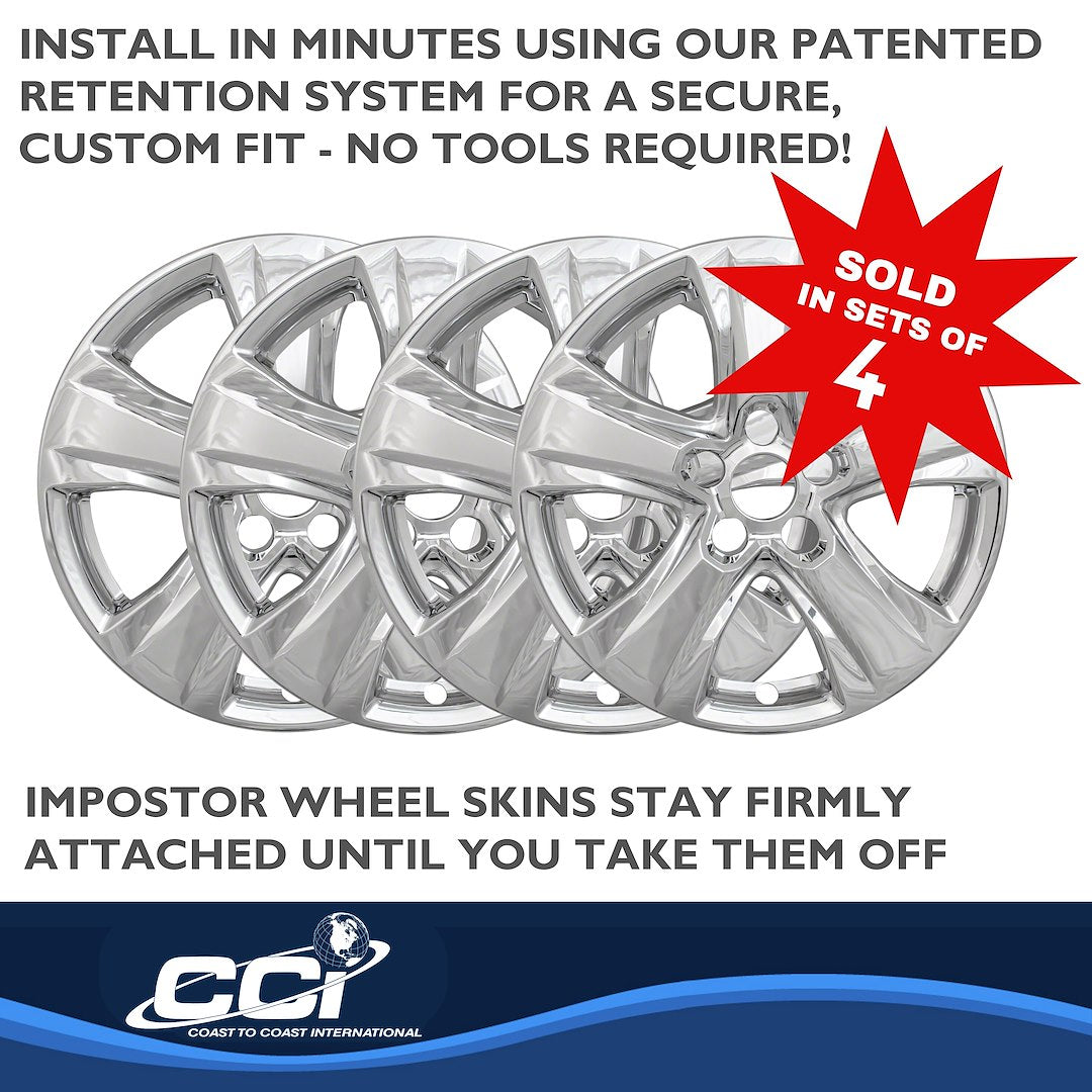 Coast To Coast IMP434X RAV4 XLE 17-Inch Chrome Skin Set - image 5