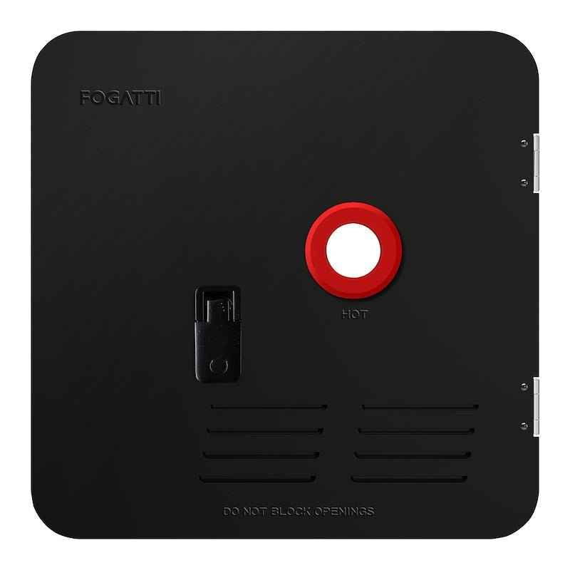 Fogatti FSBD-1818/BLACK 18" x 18" Black Steel Access Door, Conversion Kit for Fogatti – image 1