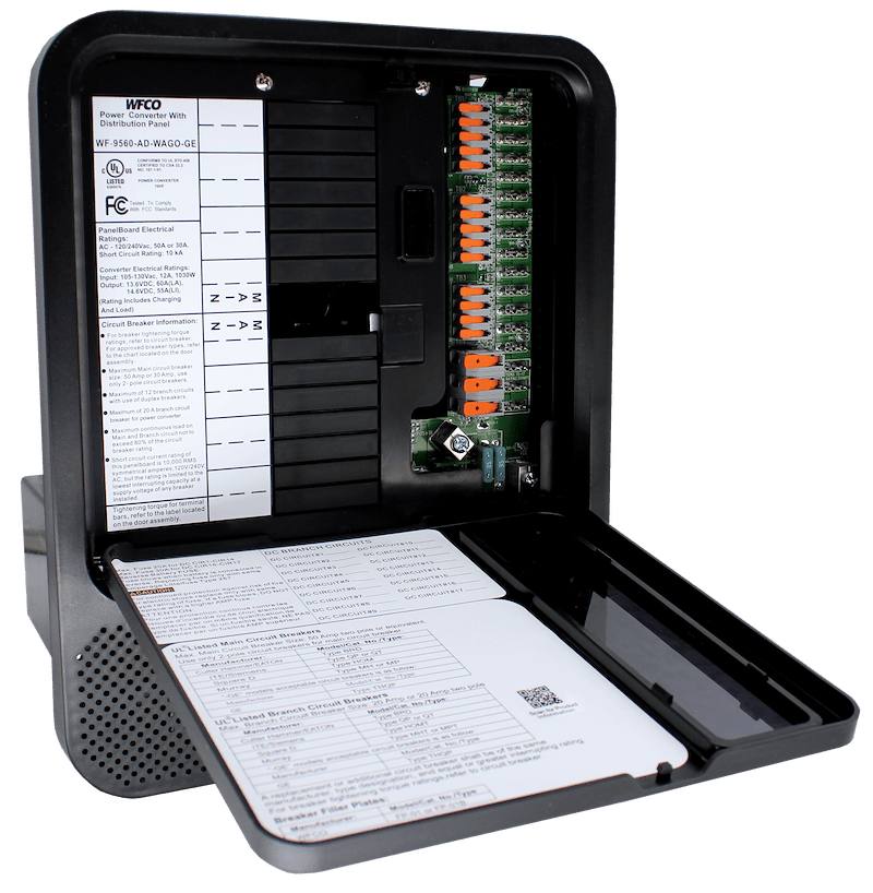 WFCO Technologies WF-9560-AD-S-B WFCO 9500 Series 60A Power Converter/Charger, 1030W – image 2