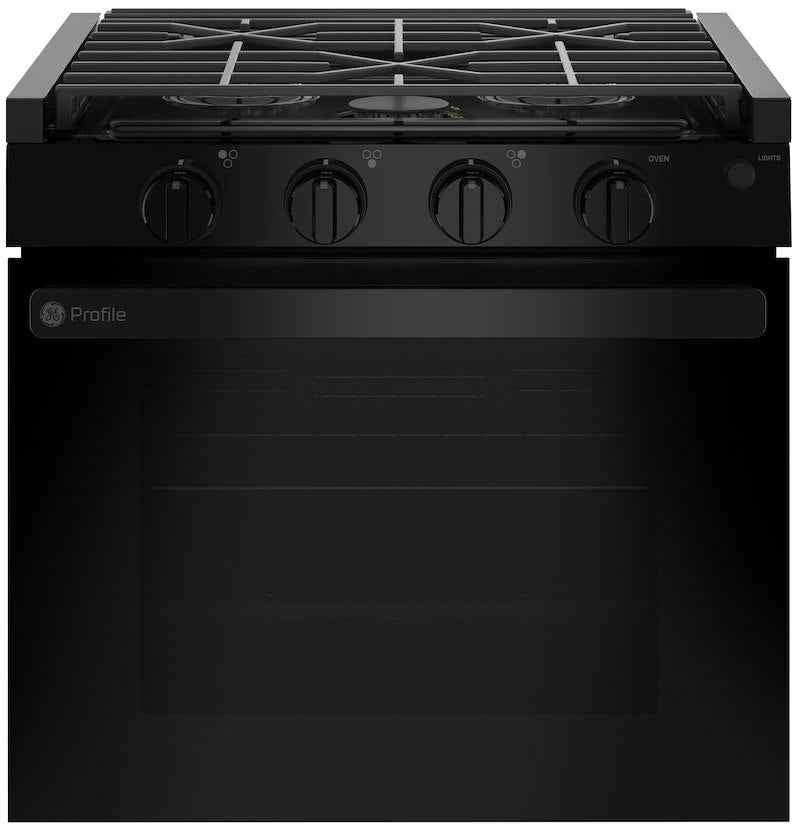 GE Appliances PLD621DWBB GE Profile RV Drop-In Range 21" 3 Burner Propane Stove with Oven – image 1
