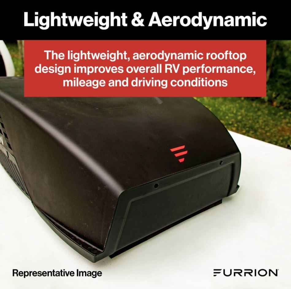 Furrion 2024042639 Chill HE R32 Roof A/C - 15,000 BTU, Black