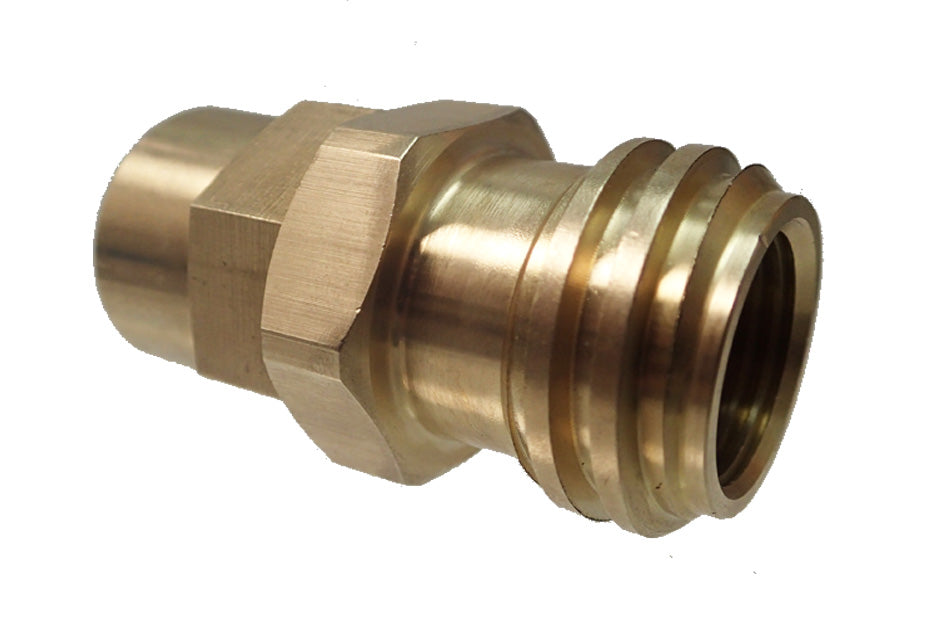 MB Sturgis 204132-MBS Propane Adapter Fitting - 1 in-20 Female Threads