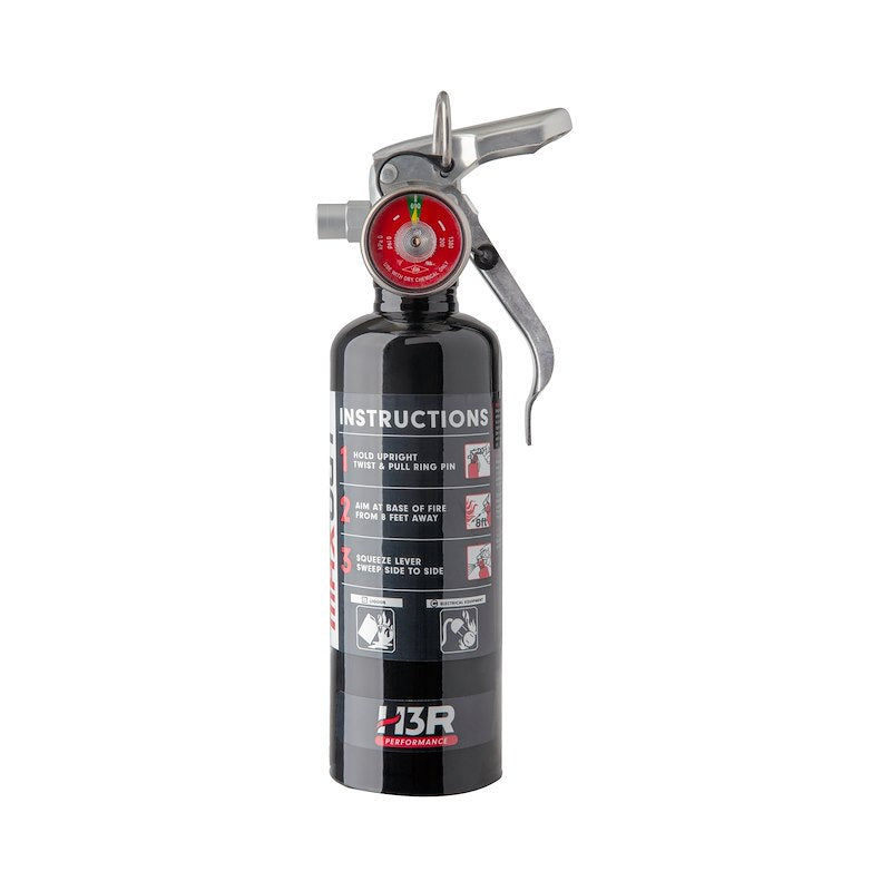H3R MX100B MAXOUT Fire Extinguisher 1 lb UL Rated 2-B:C Black – image 1