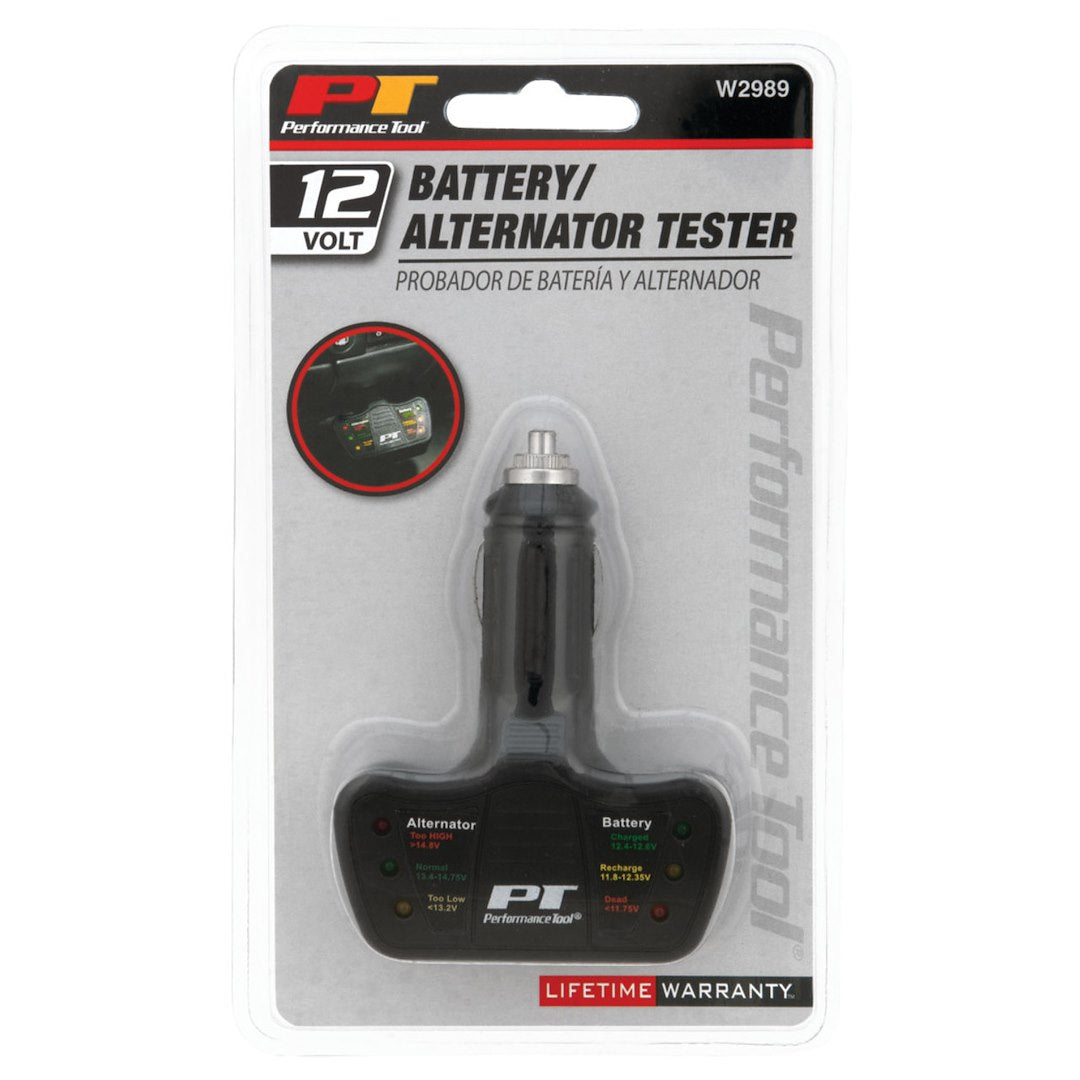 PERFORM TOOL Performance Tool Battery Monitor (W2989) – Color: Black