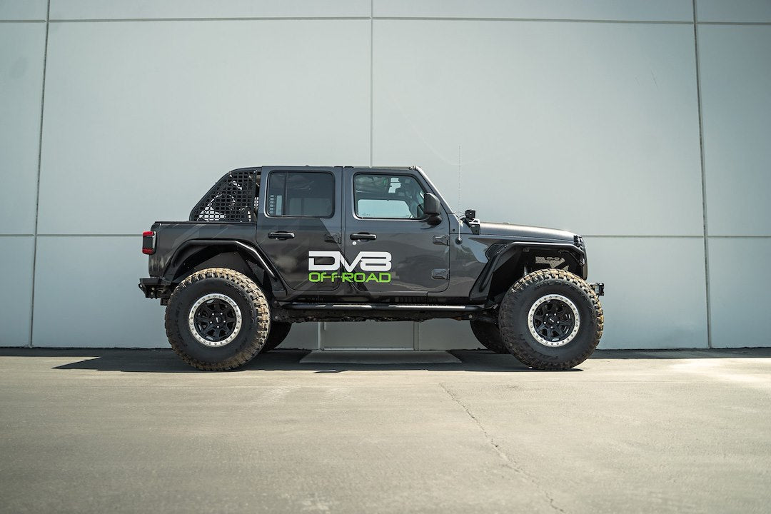 DV8 Offroad SRJL-08 OE Plus Four-Door Entry Bars