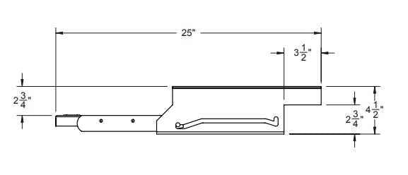 Stromberg Carlson SMFP-1220 Low-Profile Single Manual RV Entry Step, 20" Width – image 4