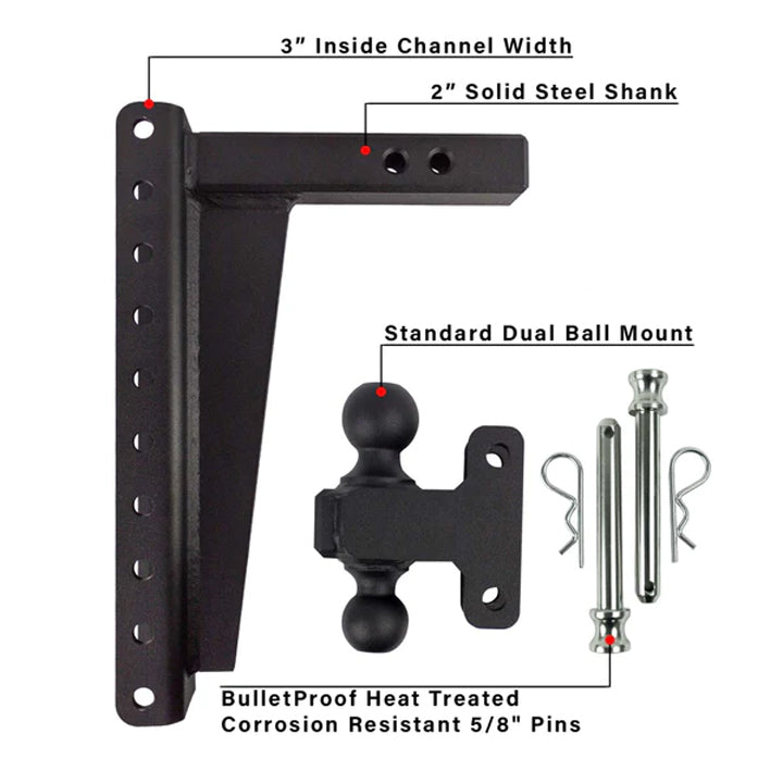 Bulletproof Hitches Hd2014 Trailer Hitch Ball Mount - image 7