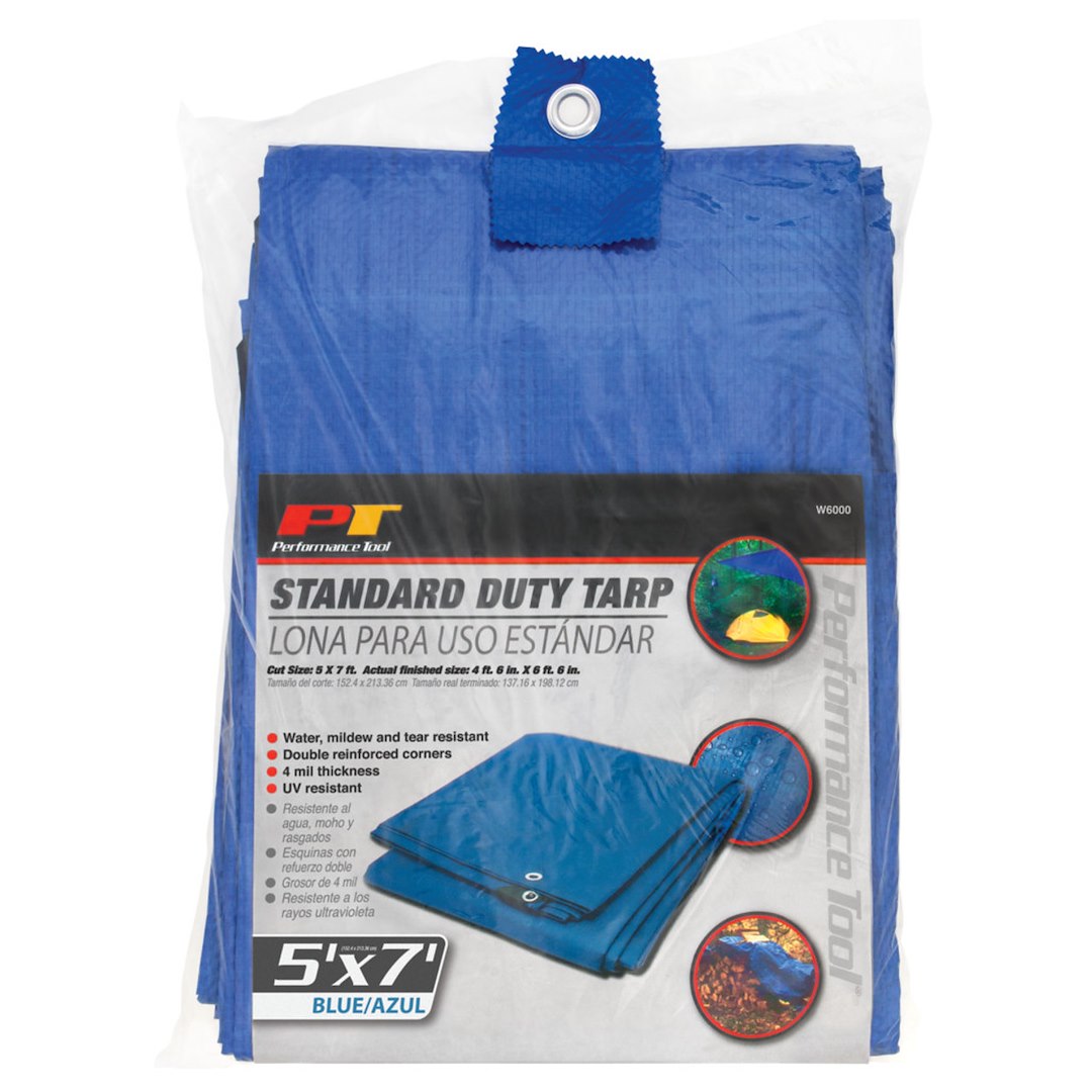 PERFORM TOOL Performance Tool Tarpaulin (W6000) – Length: 5 Feet