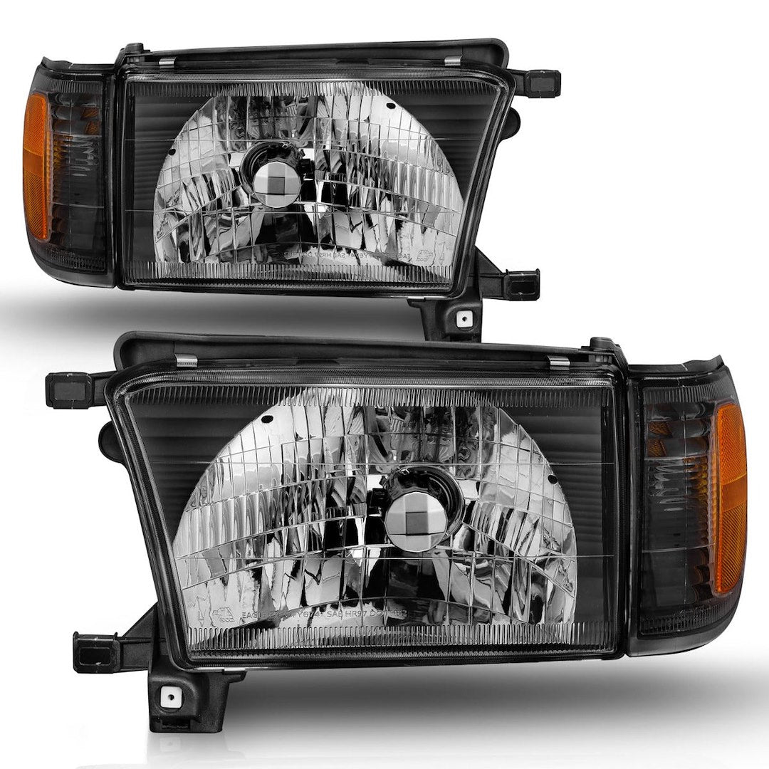 ANZO USA 111077 4Runner Halogen Headlight Pair, Black - image 1