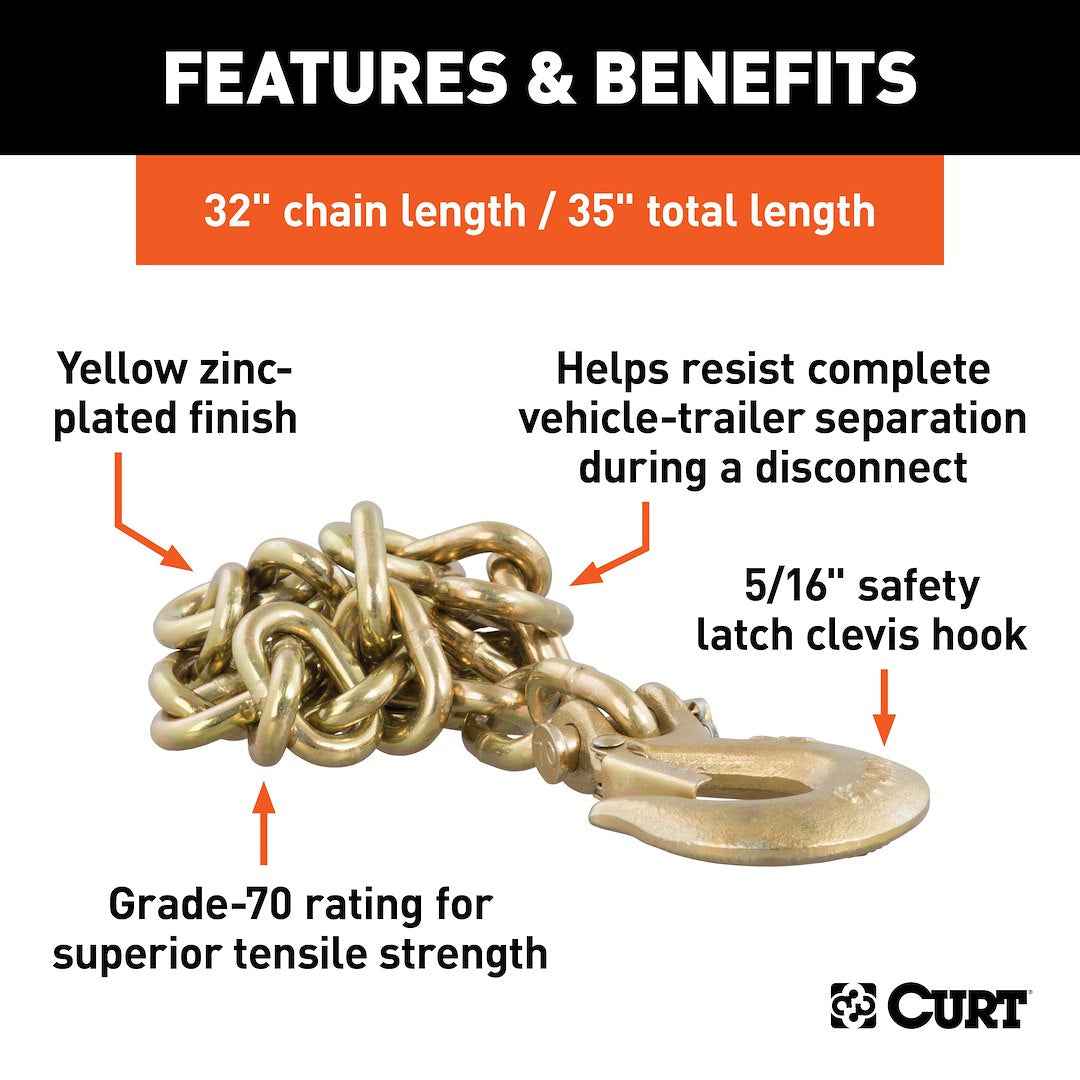 CURT Trailer Safety Chain – 80304