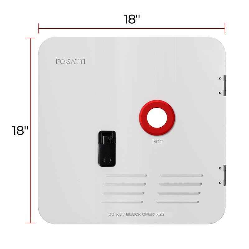 Fogatti FSWD-1818/WHITE 18" x 18" White Access Door, Fogatti Conversion Kit – image 2