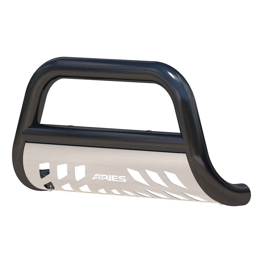 Aries B35-3007 Black 3-Inch Bull Bar With Mounting Brackets
