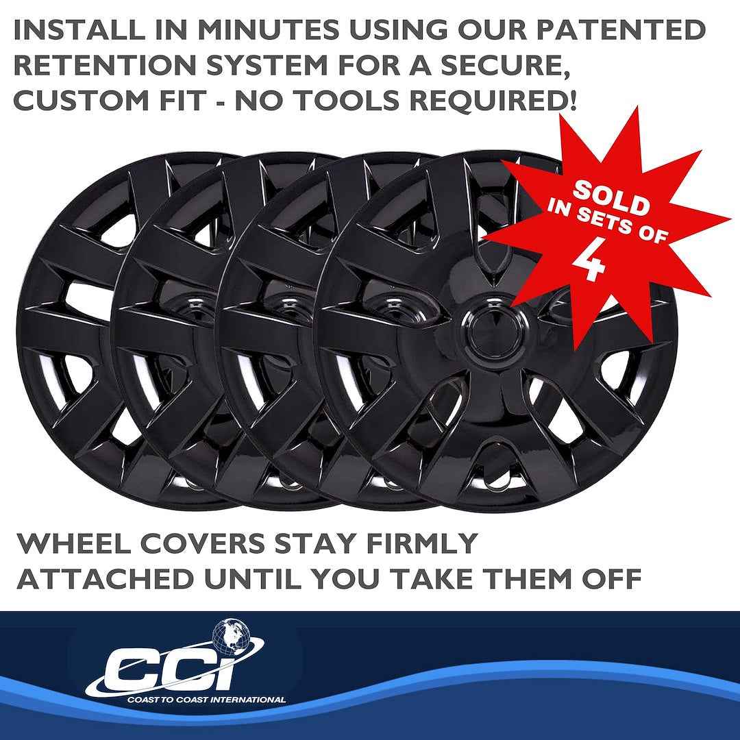 Coast To Coast 55416BLK Rogue Sport 16-Inch Snap-On Trim Set