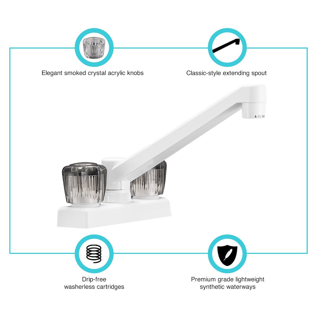 Dura Faucet Df-Pk640s-Wt Faucet - image 4