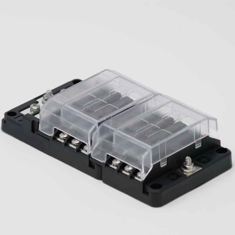 Egis 12-Circuit Blade Fuse Block with LED Indicators – 8026