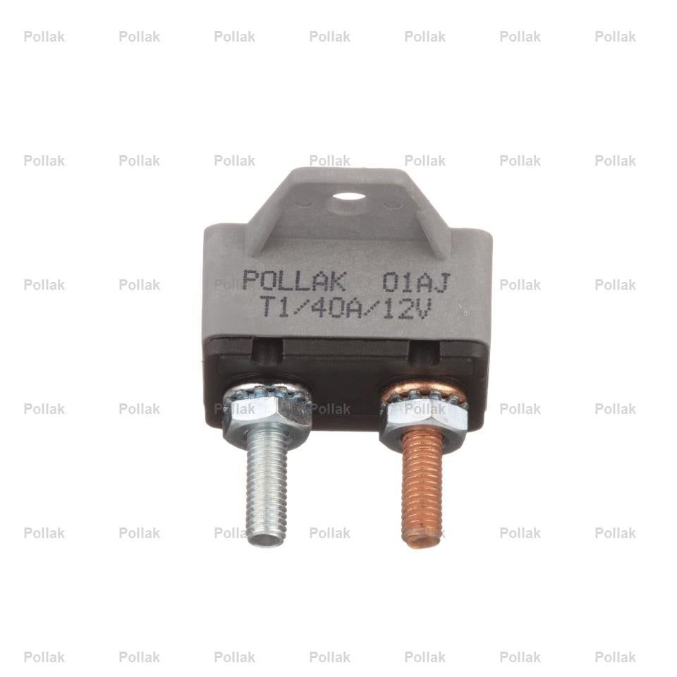 Pollak Type I 12 Volt 40 Amp Circuit Breaker (54240PL)