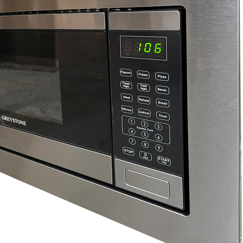 Way Interglobal 107848 Greystone Microwave Oven 0.9 Cu Ft Stainless Steel with Trim Kit – image 4