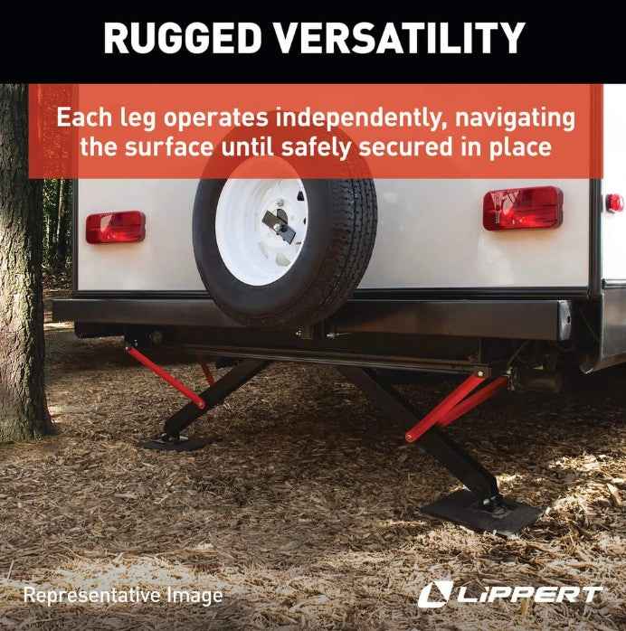 Lippert Components 2025012486 Lippert PSX1 Electric Trailer Stabilizer Jack, 30 Inch – image 5