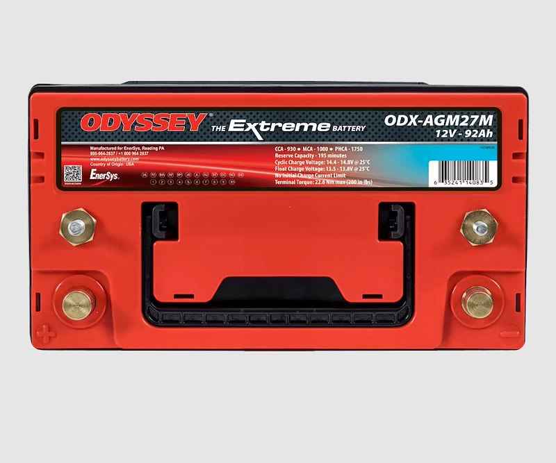 Odyssey Battery ODX-AGM27M Odyssey AGM Starting Battery Group 27 12V 930 CCA Marine – image 3