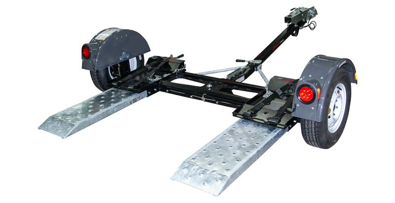 Demco 9713093 RV KarKaddy X Car Dolly, 4,800 lb Capacity with Surge Brakes – image 1