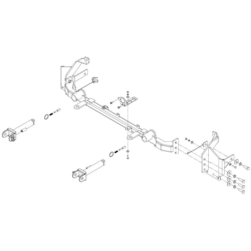 Roadmaster Vehicle Baseplate for Ford Maverick 2025β2026 β 524480-5
