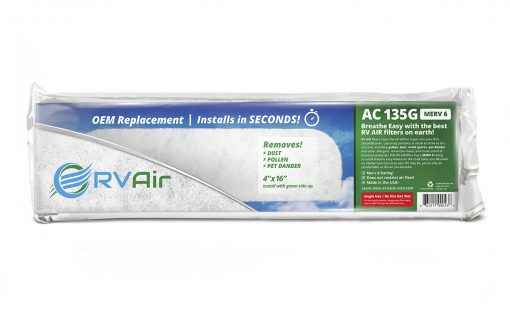 RV Air Coleman MERV 6 Return-Air Filter, 16 x 4 – AC135G