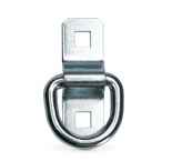 Pacific Cargo DR5M Silver Welded-Wire D-Ring with Bolt-On Clip