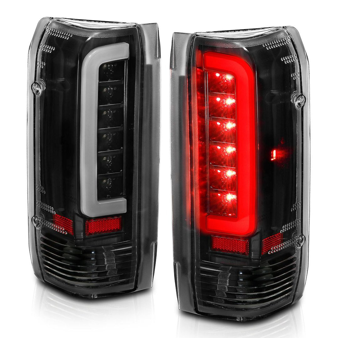 ANZO USA 311350 Ford Clear-Lens LED Tail-Light Pair, Black - image 1