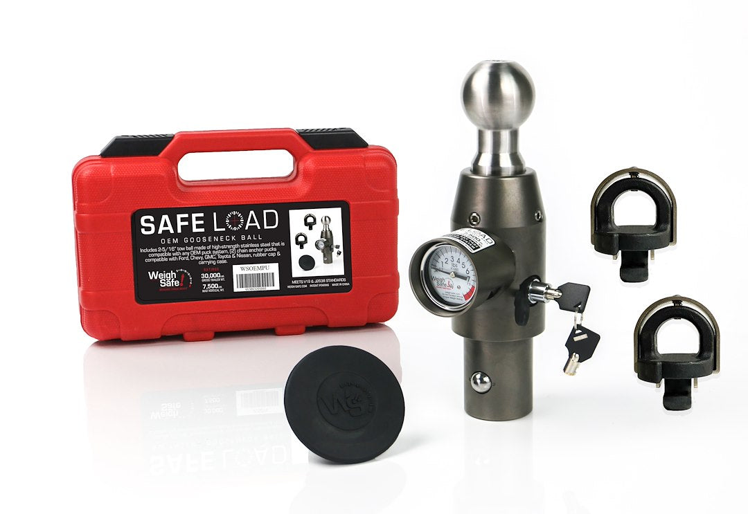 Weigh Safe Gooseneck Hitch Ball With Scale - 2-5/16 in – WSOEMPU