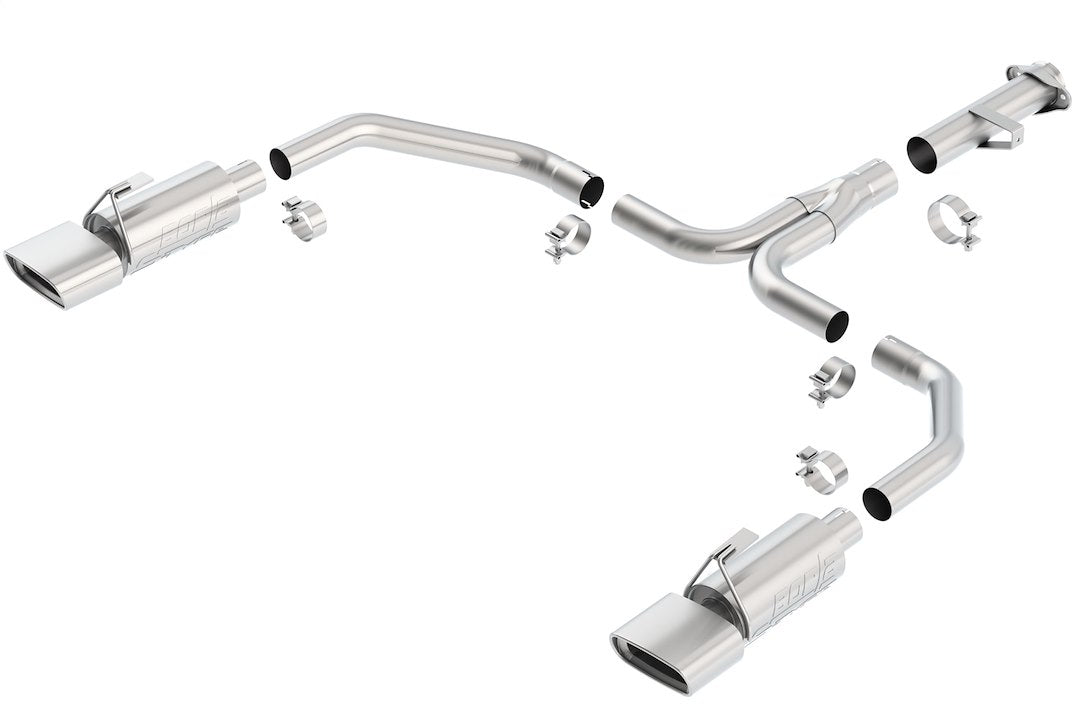 Borla 140082 Corvette S-Type Rectangular-Tip Cat-Back - image 1
