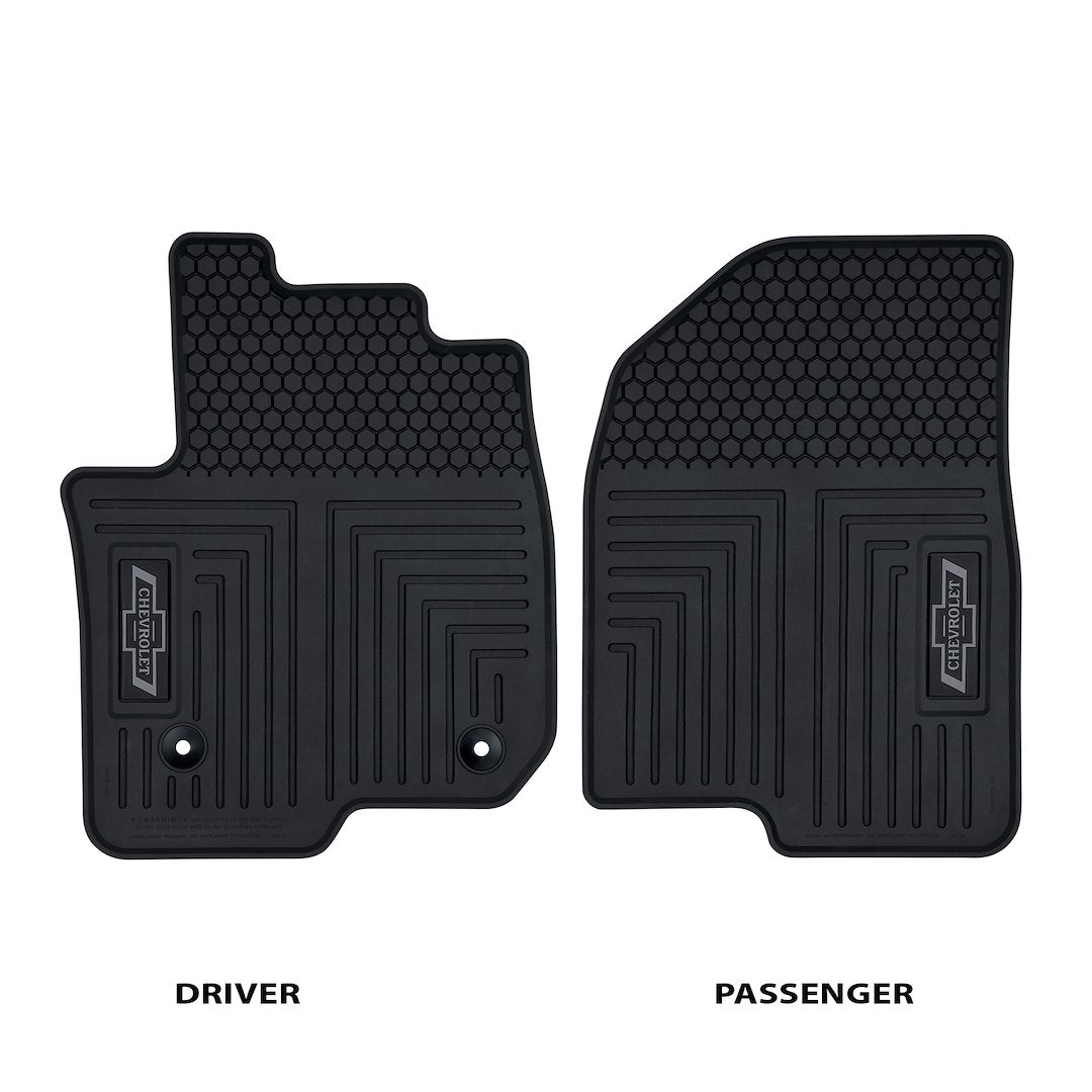 Plasticolor 001796R01 Direct-Fit Chevy Bowtie Floor Mat