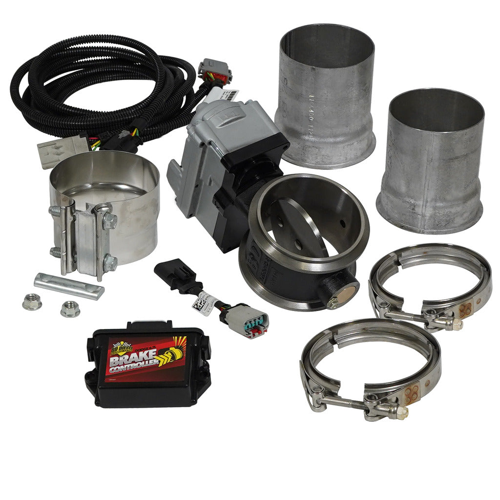 BD Diesel 1027349 Cast-Iron Electronic Exhaust Brake, 5-in Outlet - image 1