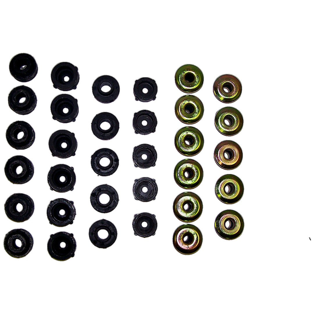 Crown Automotive 55176180K Black Body Mount Bushings and Hardware Kit - image 3